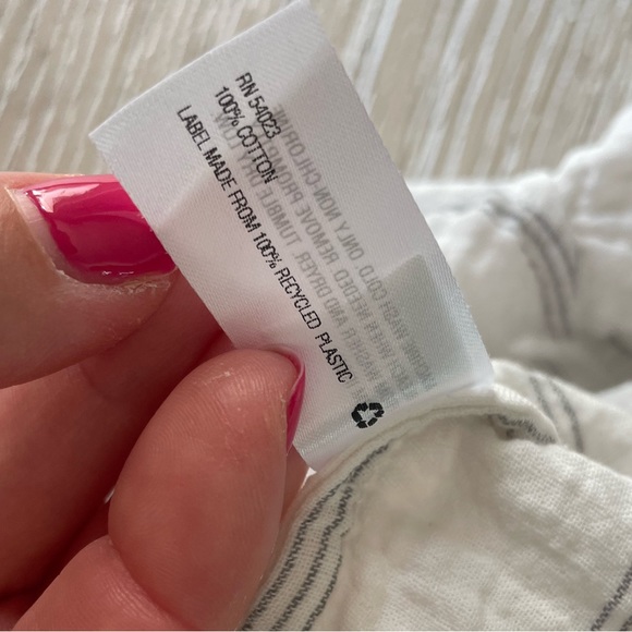 Banana Republic Cotton Striped jumpsuit, 0-3 Months, NEW - Picture 7 of 7